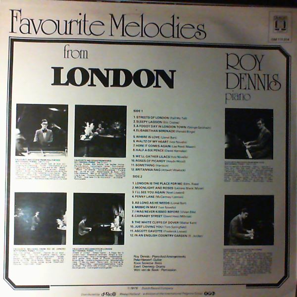 Dennis Roy — Dennis Roy Piano Bar Favourite Melodies From London