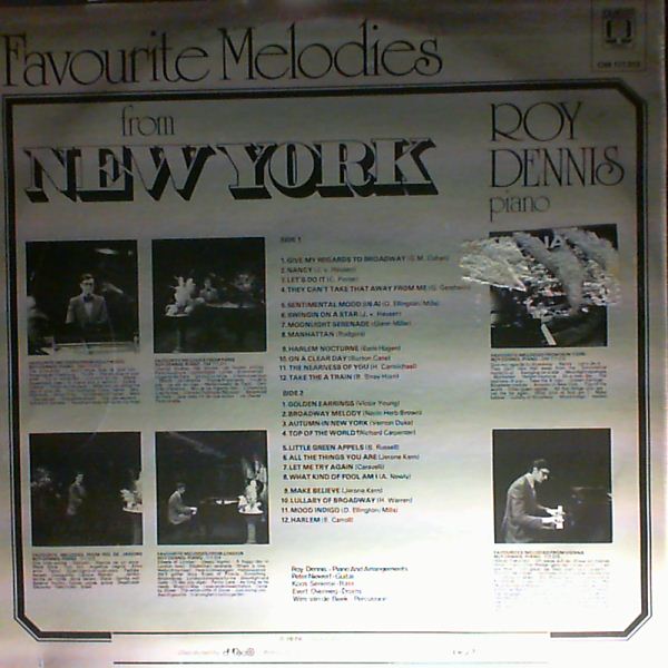 Dennis Roy — Favourite Melodies From New York - Piano Bar
