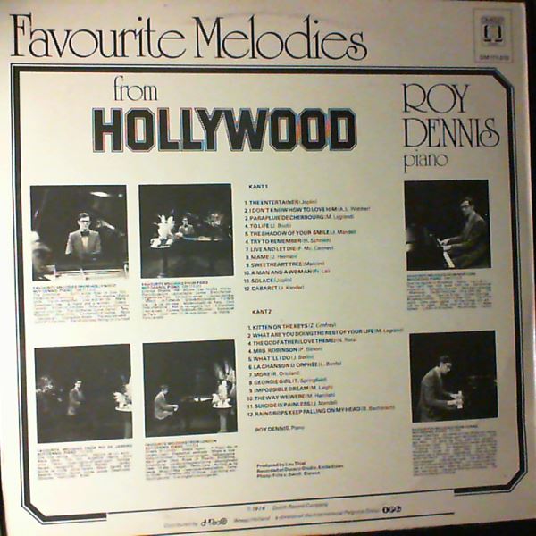 Dennis Roy — Piano Bar - Favourite Melodies From Hollywood