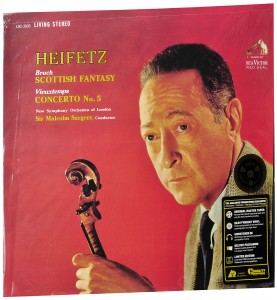 Jascha Heifetz — Bruch: Scottish Fantasy. Vieuxtemps: Concerto No.5