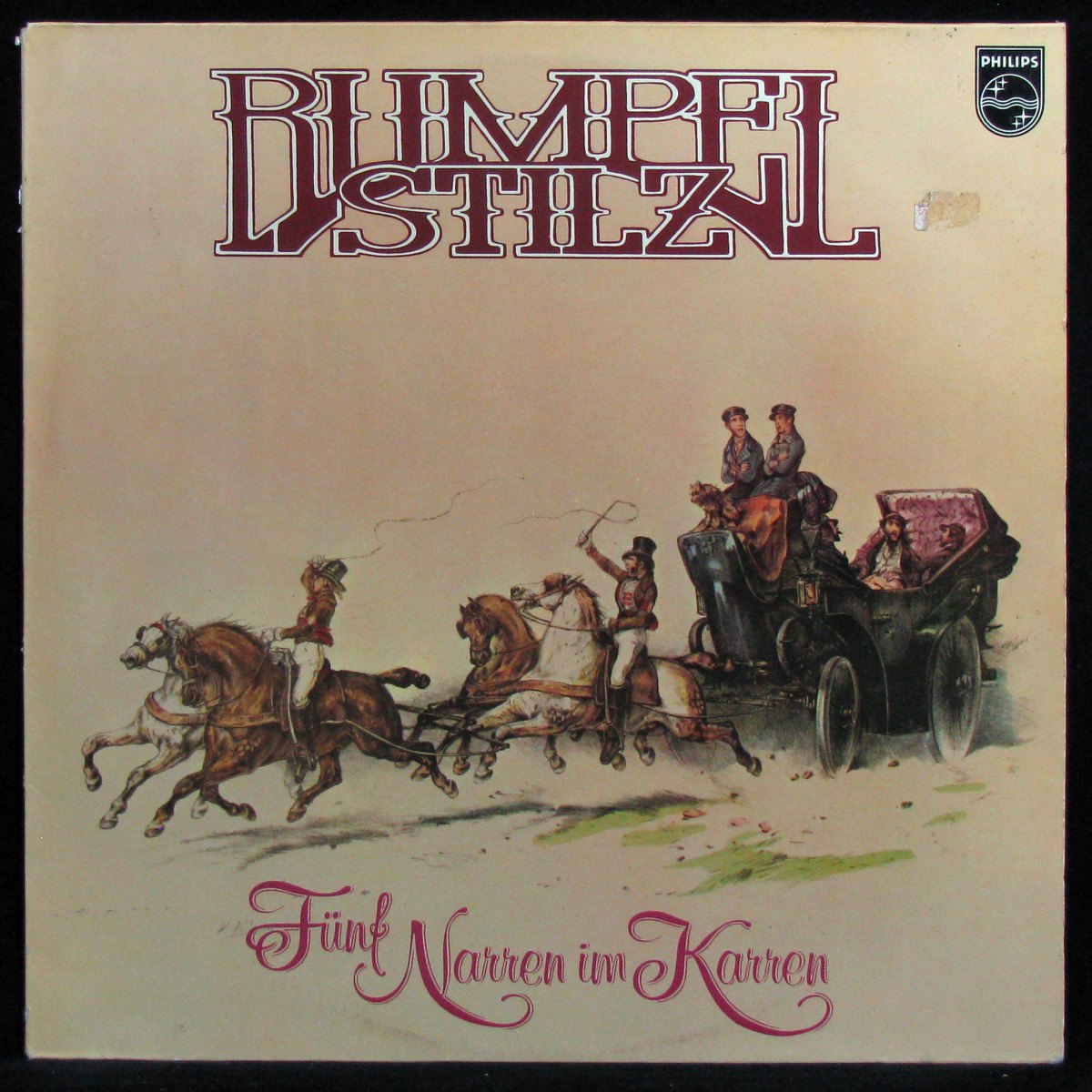 Rumpelstilz — Funf Narren Im Karren