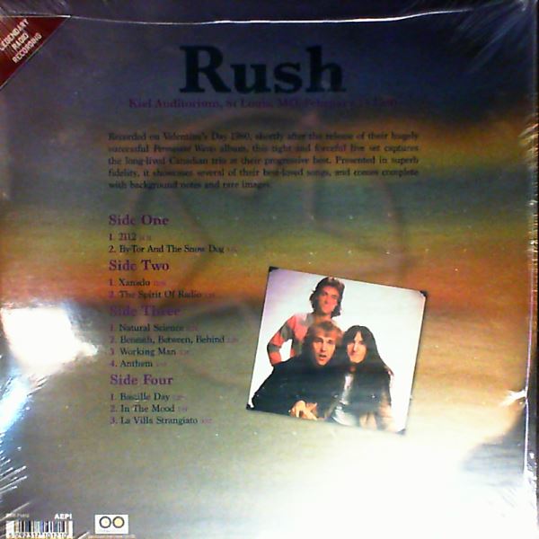 Rush — Kiel Auditorium, St Louis, Missouri, 14 February 1980