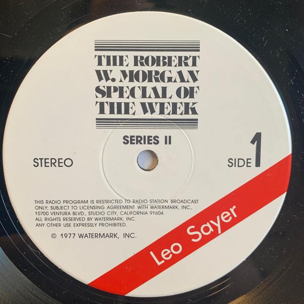 Sayer Leo — Robert W. Morgan Special Of The Week