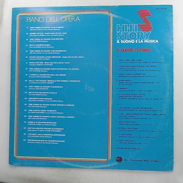 Donegan Bob Orchestra — 12 Temi Famosi Da Grandi Film Musicali (HI-Fi Story Il Suono E La Musica – 11)