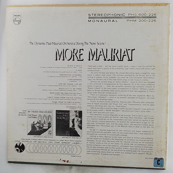 Dynamic Mauriat Paul Orchestra — More Mauriat