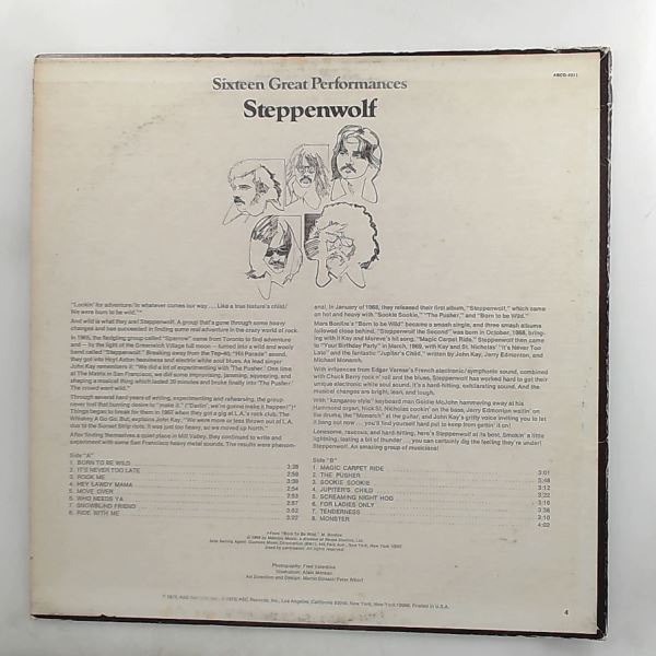 Steppenwolf — Sixteen Great Performanсes
