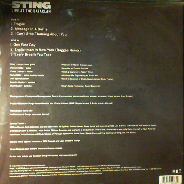 Sting — Live At The Bataclan