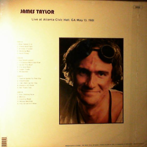 Taylor James — Live 1981 Atlanta Civic Hall