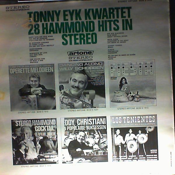 Eyk Tonny — 28 Superhits Hammond hits