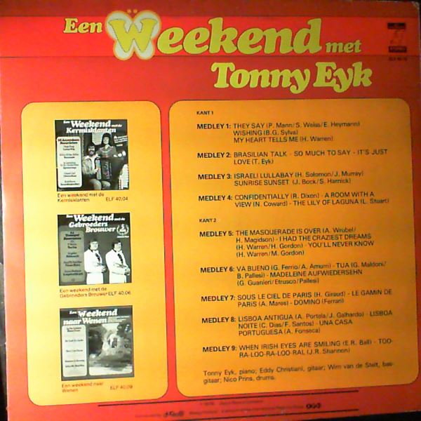 Eyk Tonny — Een Weekend Met Eyk Tonny
