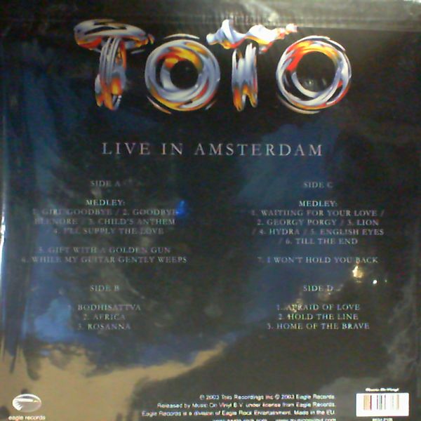 TOTO — Live in Amsterdam