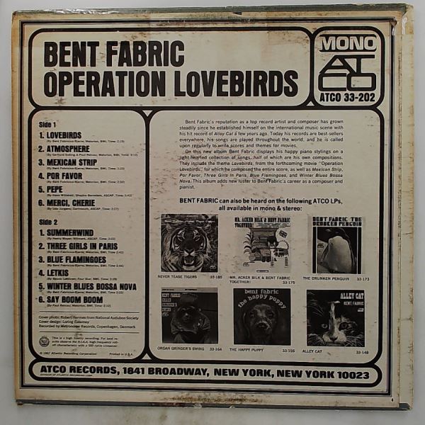 Fabric Bent — Operation Lovebirds