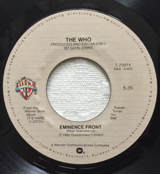 Who — Eminence Front
