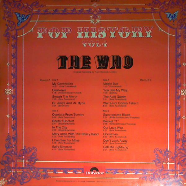 Who — Pop History Vol.4