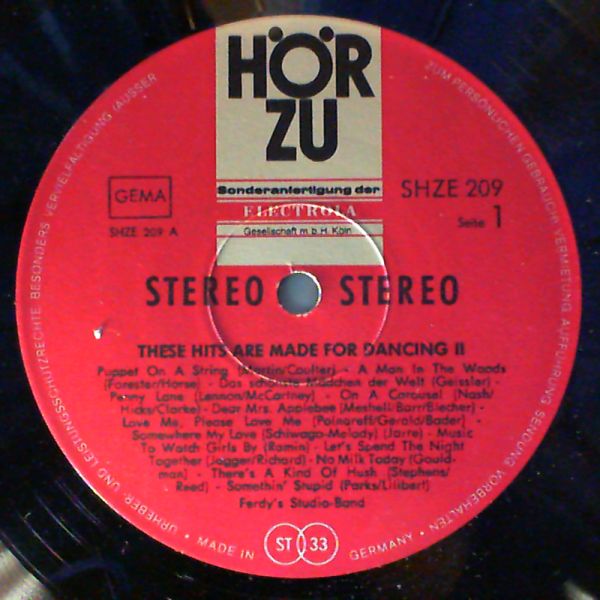 Ferdy's Studio Band — These hits are made for dancing 2