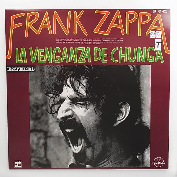 Zappa Frank — La Venganza De Chunga