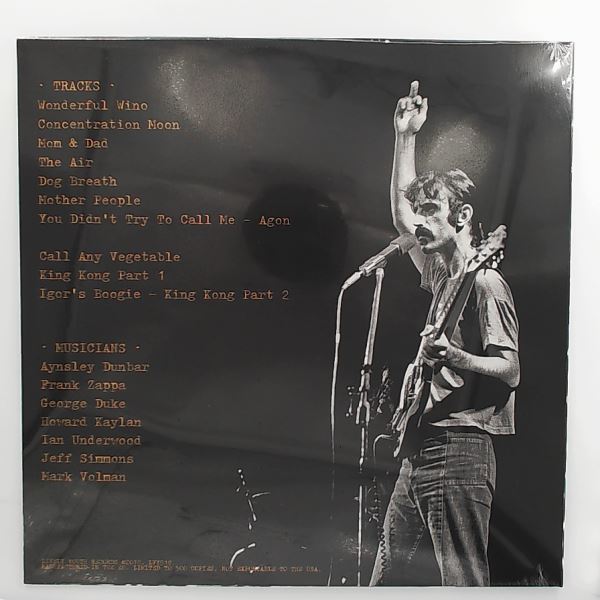 Zappa Frank — Rare VPRO Broadcast Live At The 'Piknik' Show In Uddel, June 18, 1970