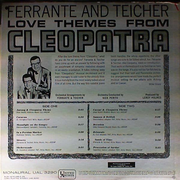 Ferrante & Teicher — Love themes from Cleopatra