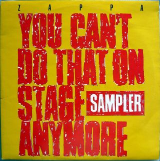 Zappa Frank — You Can't Do That On Stage Anymore (Sampler)