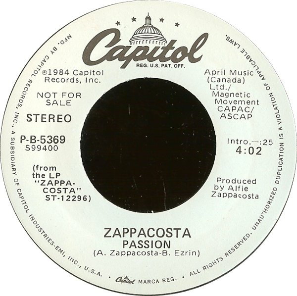 Zappacosta — Passion