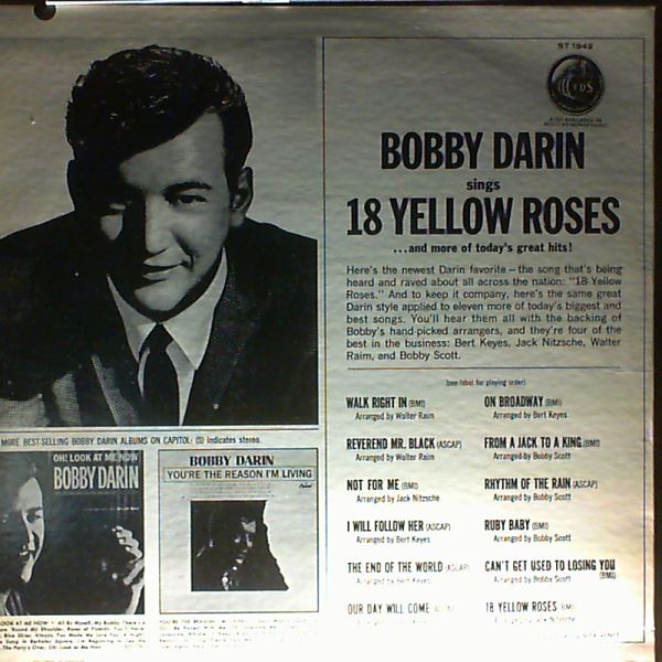 Darin Bobby — 18 Yellow Roses & 11 Other Hits