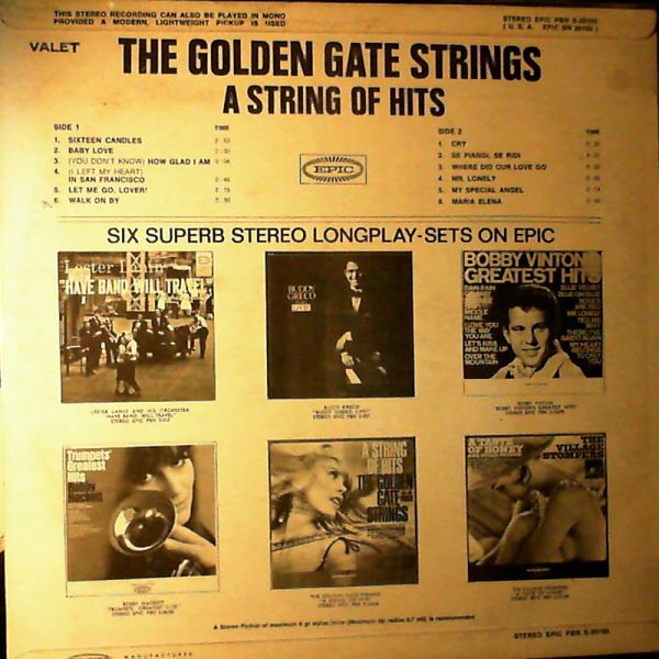 Golden Gate — A String Of Hits