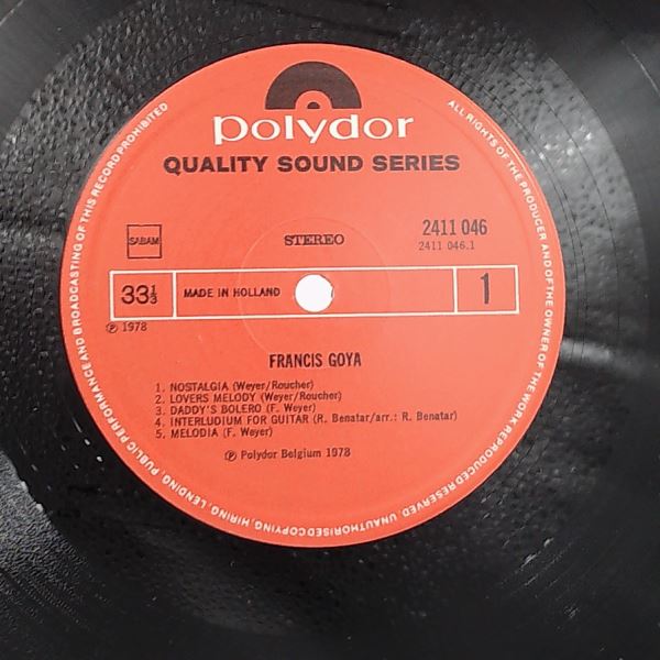 Goya Francis — Goya Francis (16 Dream Melodies)