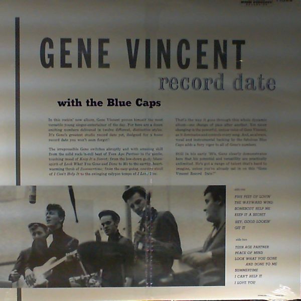 Vincent Gene — A Gene Vincent Record Date With The Blue Caps
