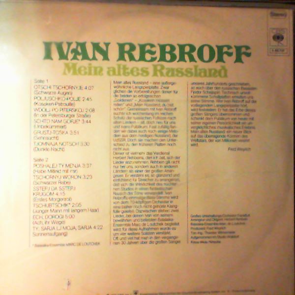 Rebroff Ivan — Mein Altes Russland