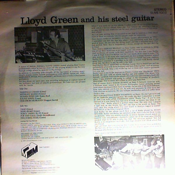 Green Lloyd — Green Lloyd and his Steel Guitar
