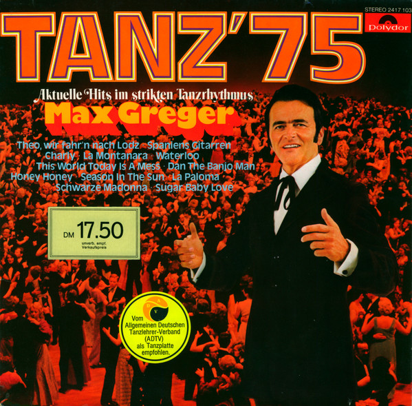 Greger Max — Tanz '75