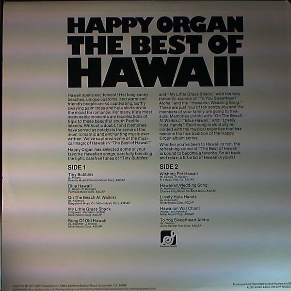 Happy Organ — Best of Hawaii