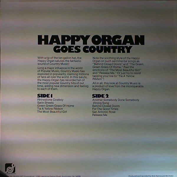 Happy Organ — Goes contry