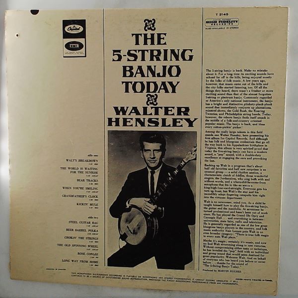 Hensley Walter — 5-String Banjo Today
