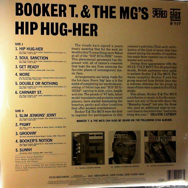Booker T — & The MG's. Hip Hug-Her