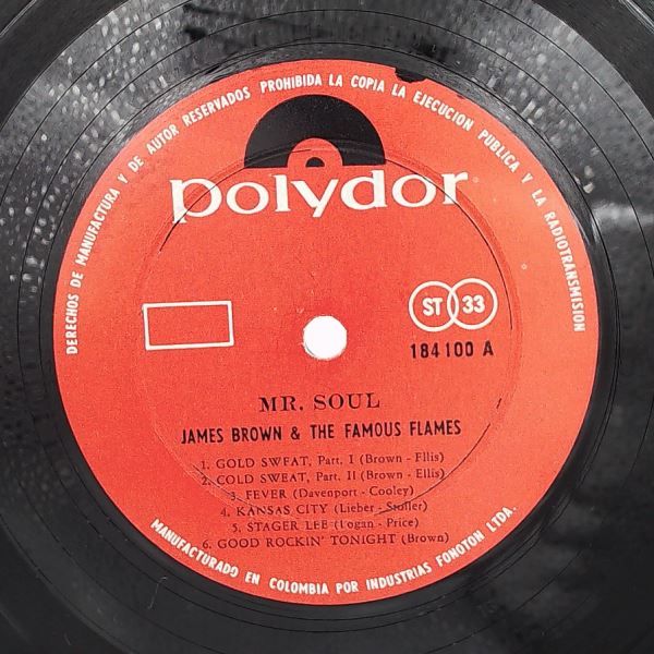 Brown James & Famous Flames — Mr. Soul