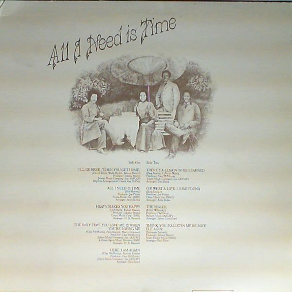 Knight Gladys & Pips — All I Need Is Time