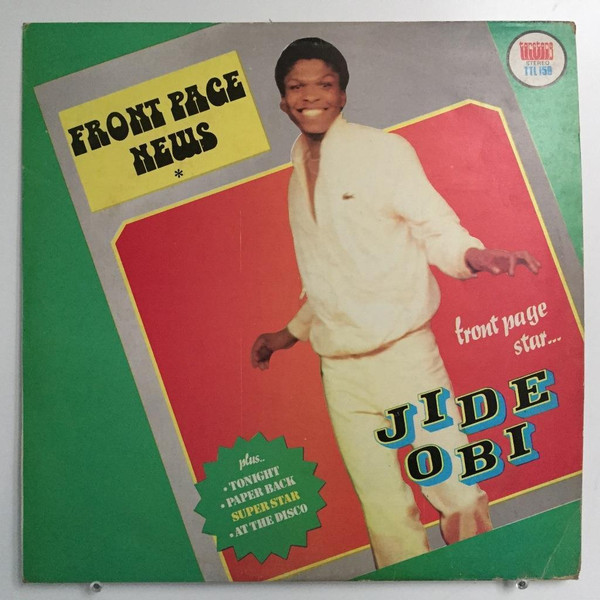 Jide Obi — Front Page News