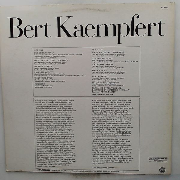 Kaempfert Bert — Gallery