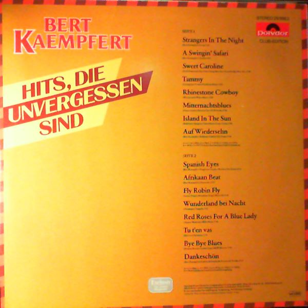 Kaempfert Bert — Hits, Die Unvergessen Sind