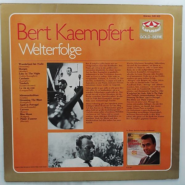 Kaempfert Bert — Welterfolge