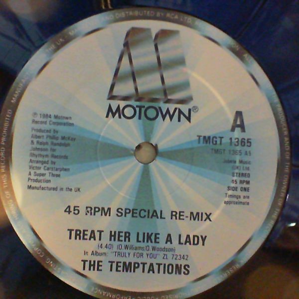 Temptations — Treat her like a lady/ Isn`t the night fantastic