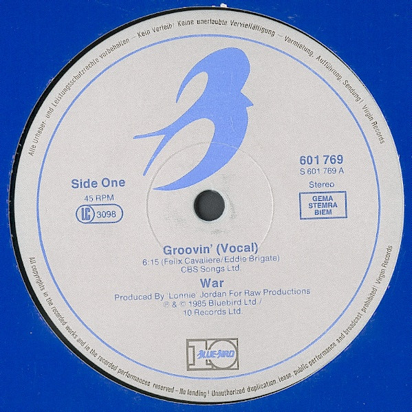 War — Groovin' (Vocal/Instrumental)