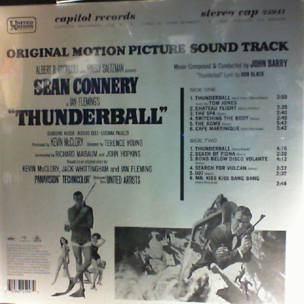 Barry John/Jones Tom — Thunderball: Original Motion Picture Soundtrack