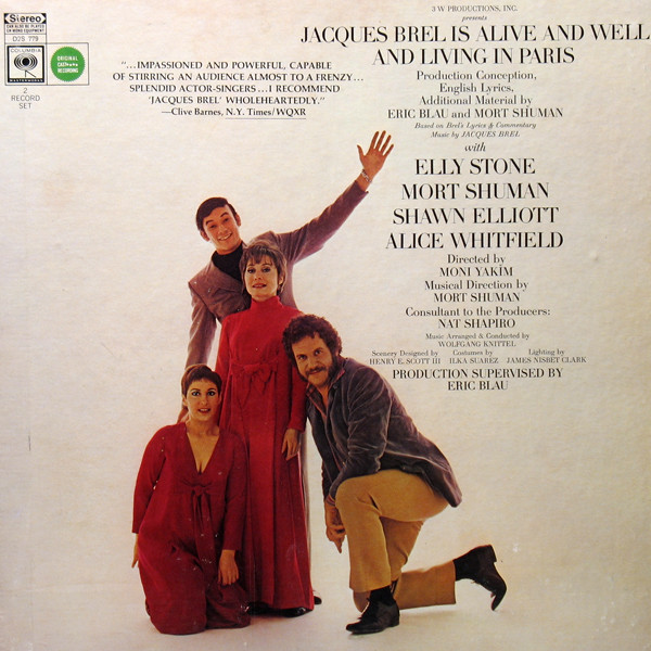 Blau Eric And Shuman Mort — Jacques Brel Is Alive And Well And Living In Paris