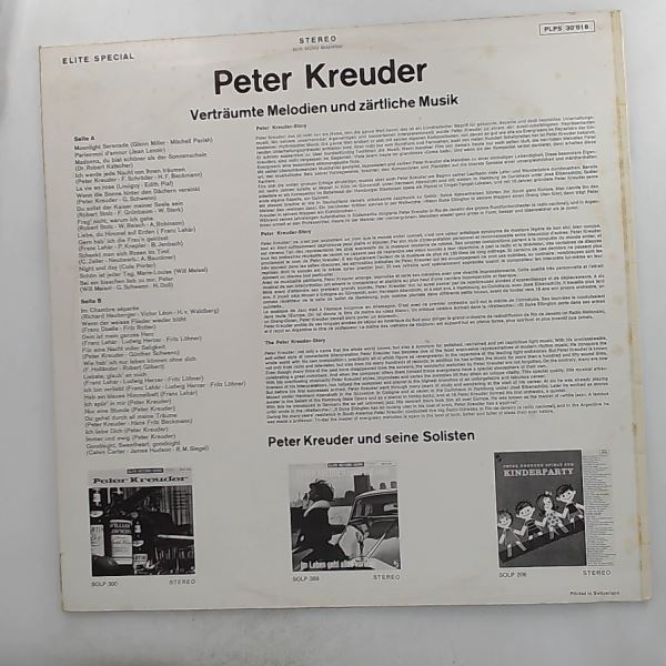 Kreuder Peter — Vertraumte Melodien Und Zartliche Musik