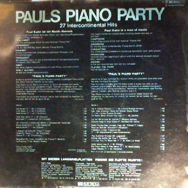 Kuhn Paul — Paul's Piano Party