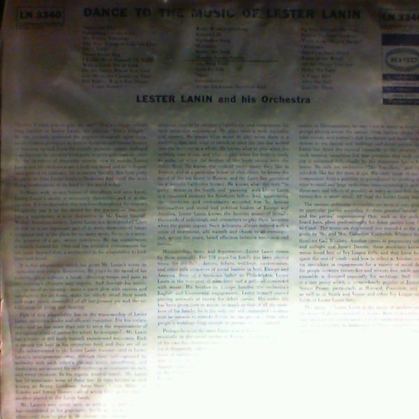 Lanin Lester — Dance To The Music Of Lester Lanin