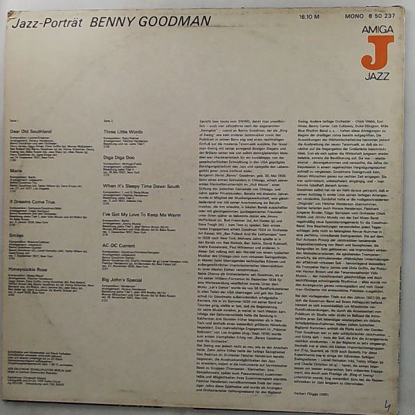 Benny Goodman — Porträt In Swing