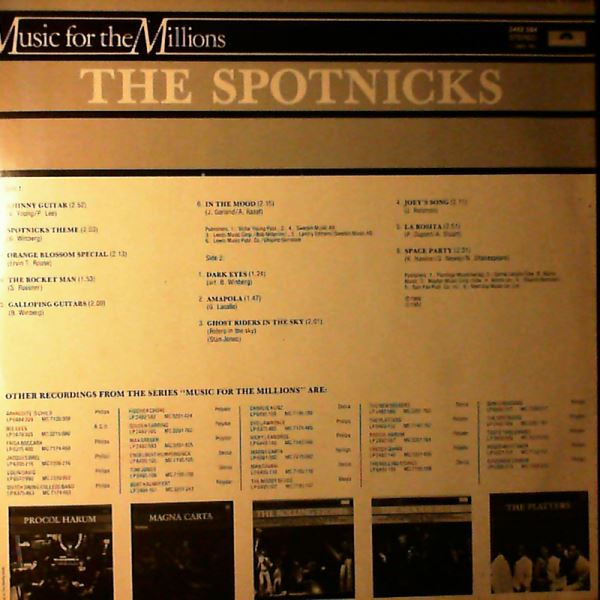 Spotnicks — Spotnicks (Music For The Millions)